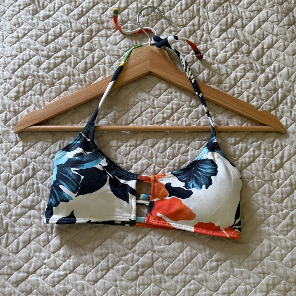 Midori Multicolor Floral Bikini Top